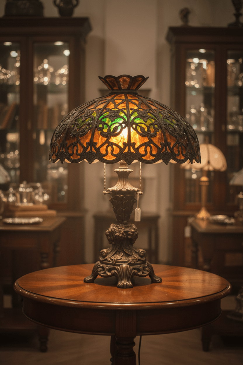 ANTIQUE LIGHTING - Kerosene, Oil, Electric - AntiquesEtcetera