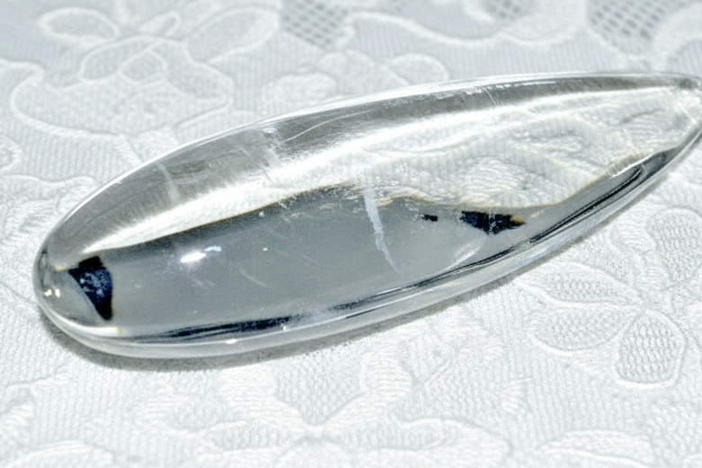 1 Vintage Clear 6" Half Pear Crystal Pendalogue Prism Hand Polished Stunning - AntiquesEtcetera1 Vintage Clear 6" Half Pear Crystal Pendalogue Prism Hand Polished StunningAntiqueAntiquesEtcetera