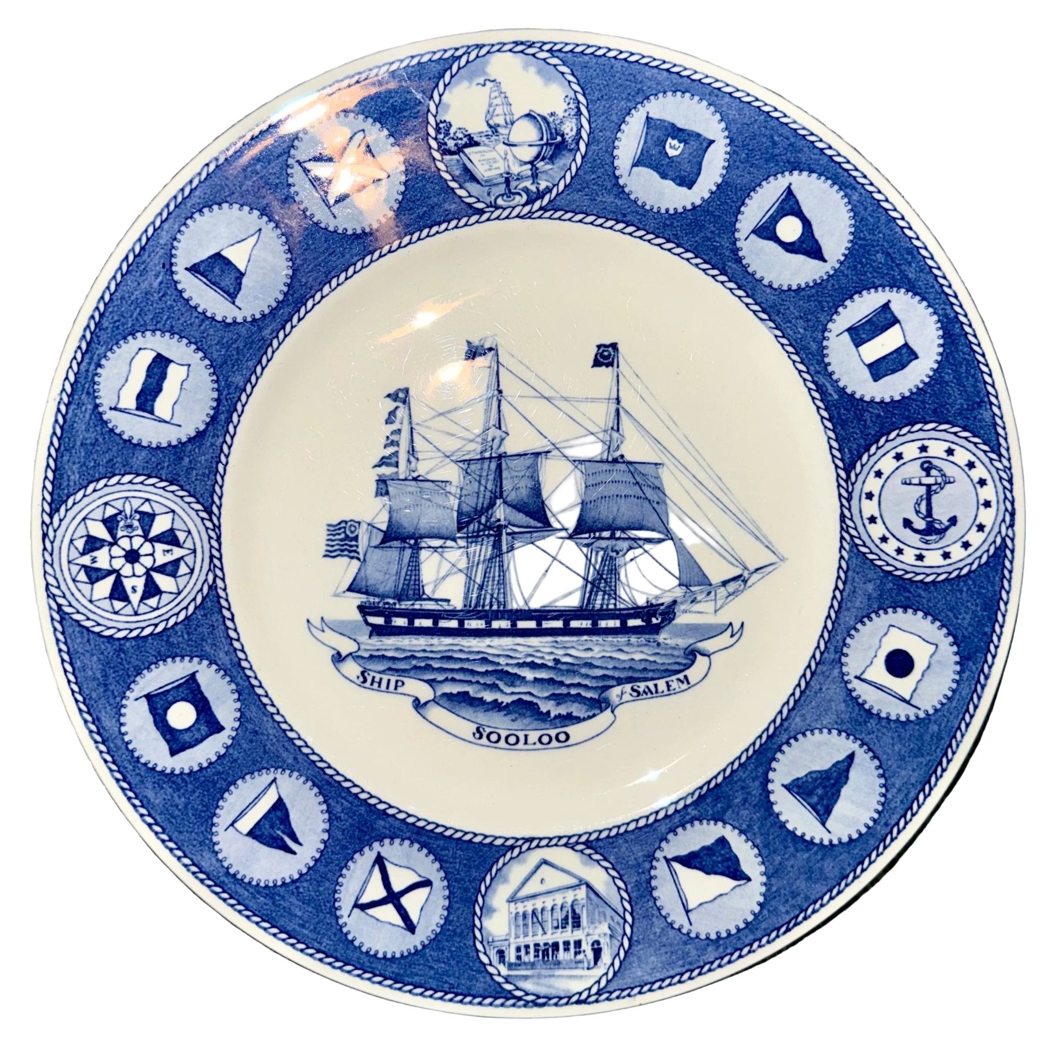 12 - Plate Collection Wedgwood Peabody Museum Salem Ship Series, 1949 - AntiquesEtcetera12 - Plate Collection Wedgwood Peabody Museum Salem Ship Series, 1949Elegant / Collectible DinnerwareWedgwoodAntiquesEtcetera
