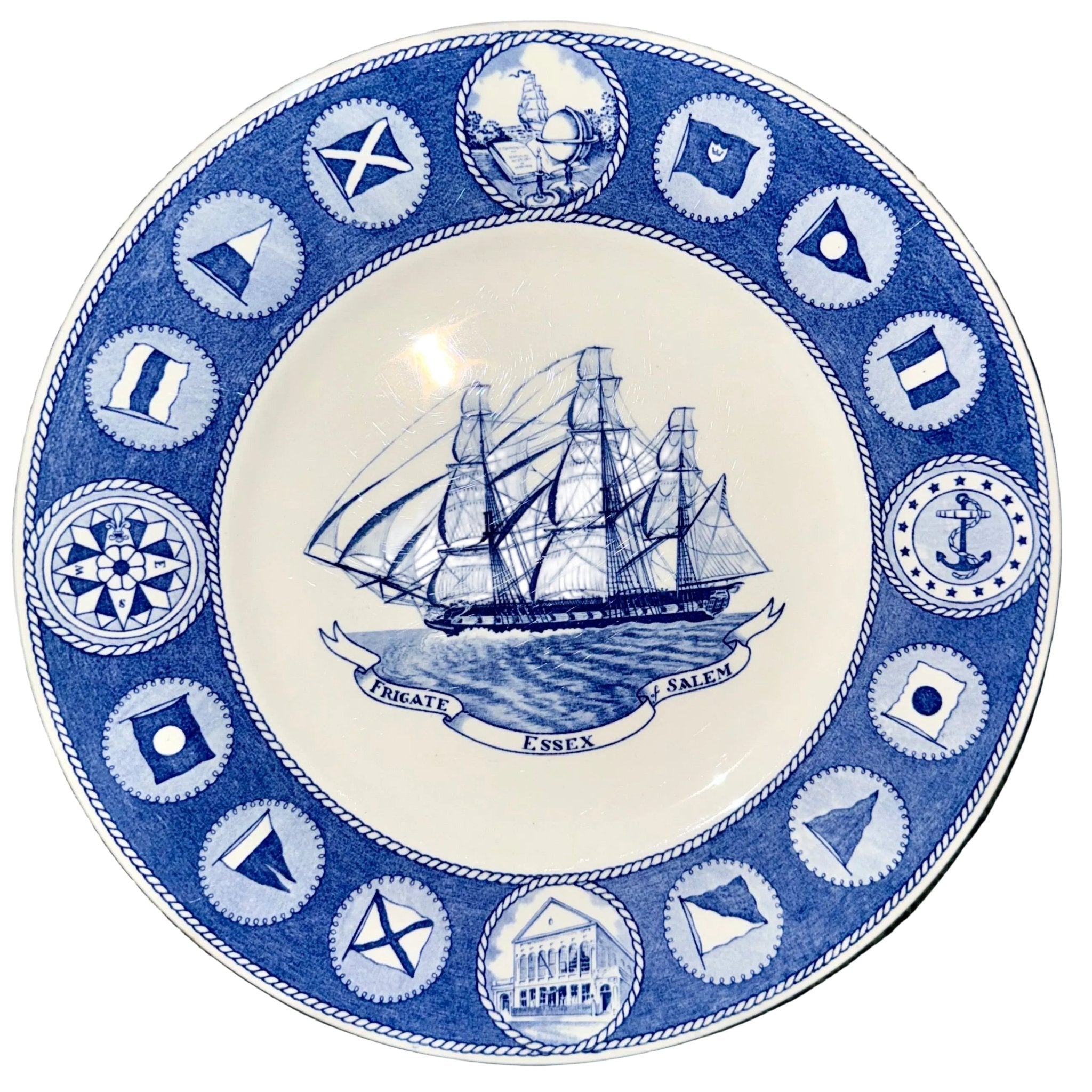 12 - Plate Collection Wedgwood Peabody Museum Salem Ship Series, 1949 - AntiquesEtcetera12 - Plate Collection Wedgwood Peabody Museum Salem Ship Series, 1949Elegant / Collectible DinnerwareWedgwoodAntiquesEtcetera