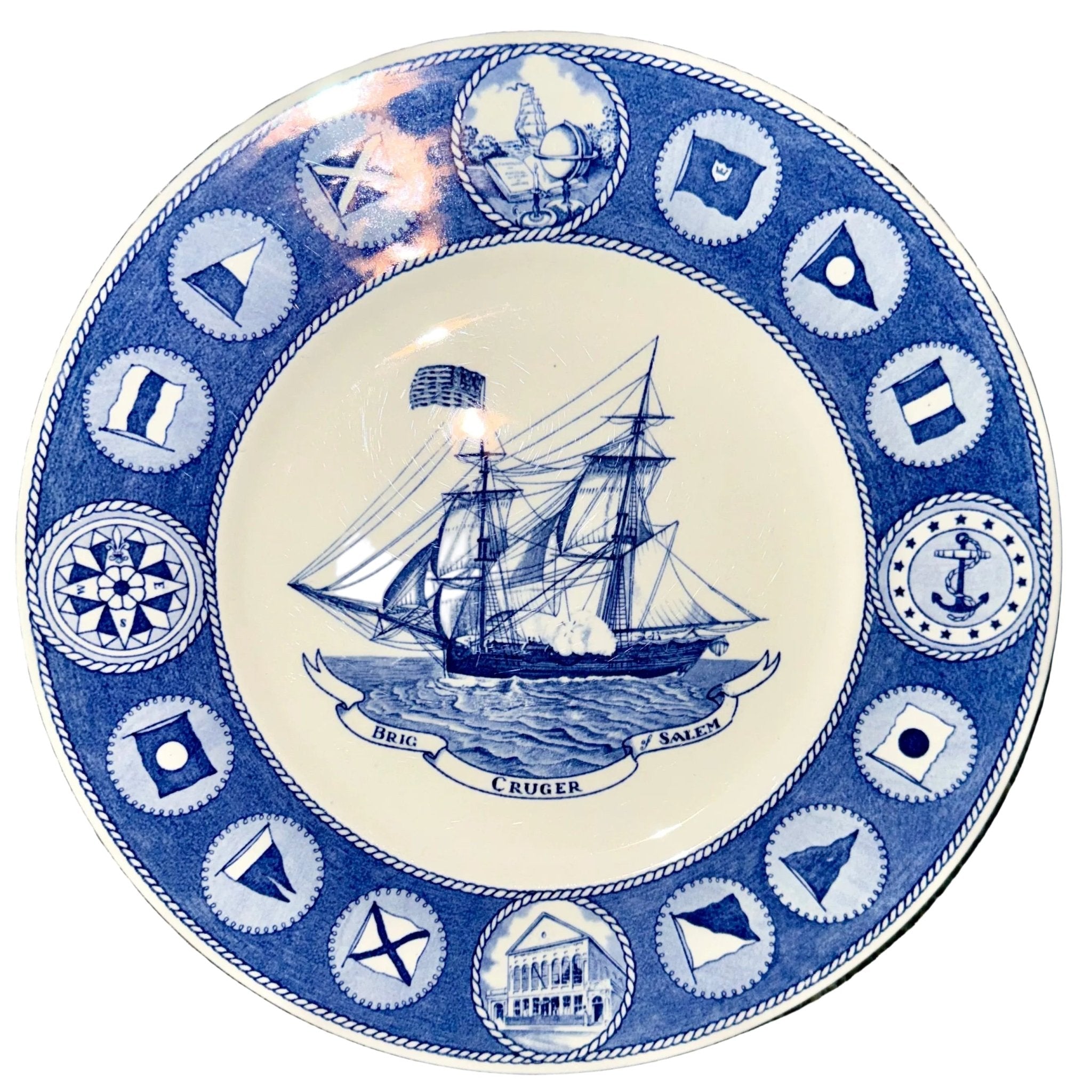 12 - Plate Collection Wedgwood Peabody Museum Salem Ship Series, 1949 - AntiquesEtcetera12 - Plate Collection Wedgwood Peabody Museum Salem Ship Series, 1949Elegant / Collectible DinnerwareWedgwoodAntiquesEtcetera