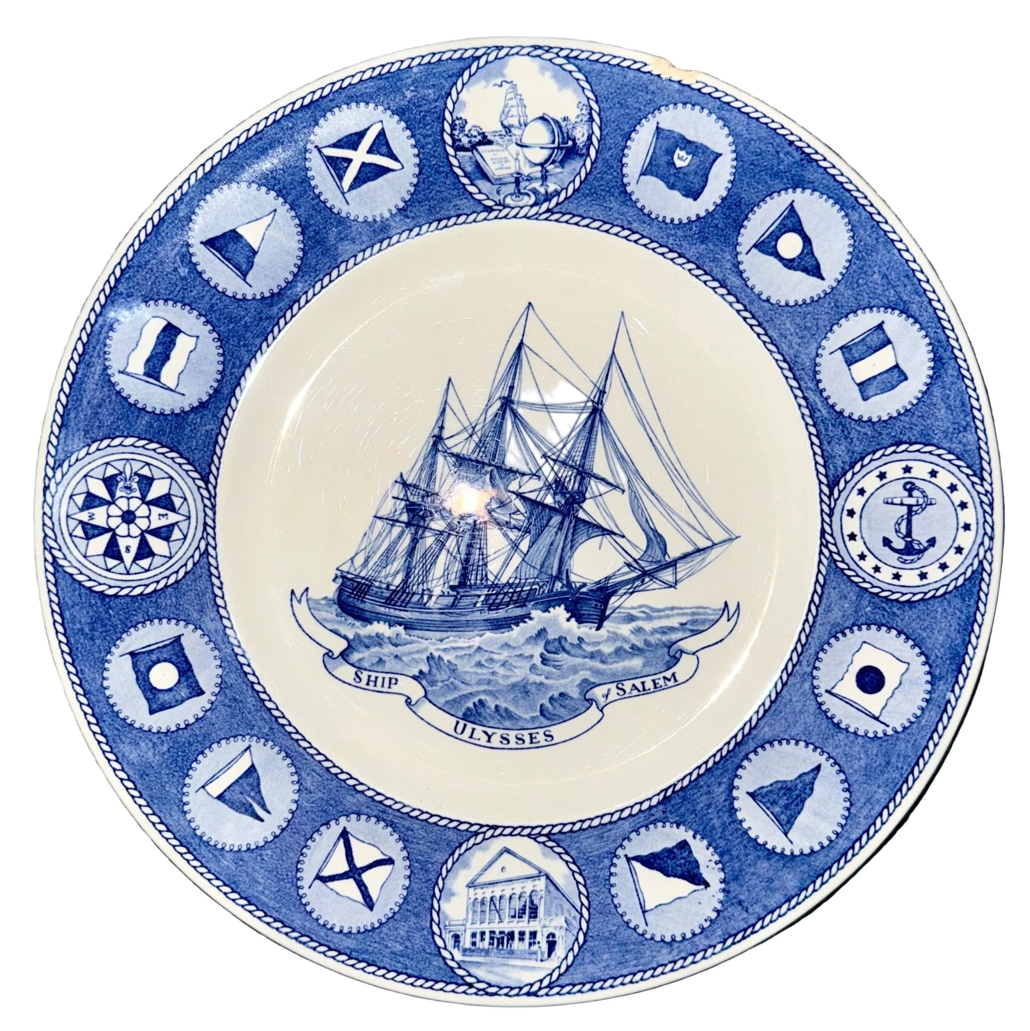 12 - Plate Collection Wedgwood Peabody Museum Salem Ship Series, 1949 - AntiquesEtcetera12 - Plate Collection Wedgwood Peabody Museum Salem Ship Series, 1949Elegant / Collectible DinnerwareWedgwoodAntiquesEtcetera