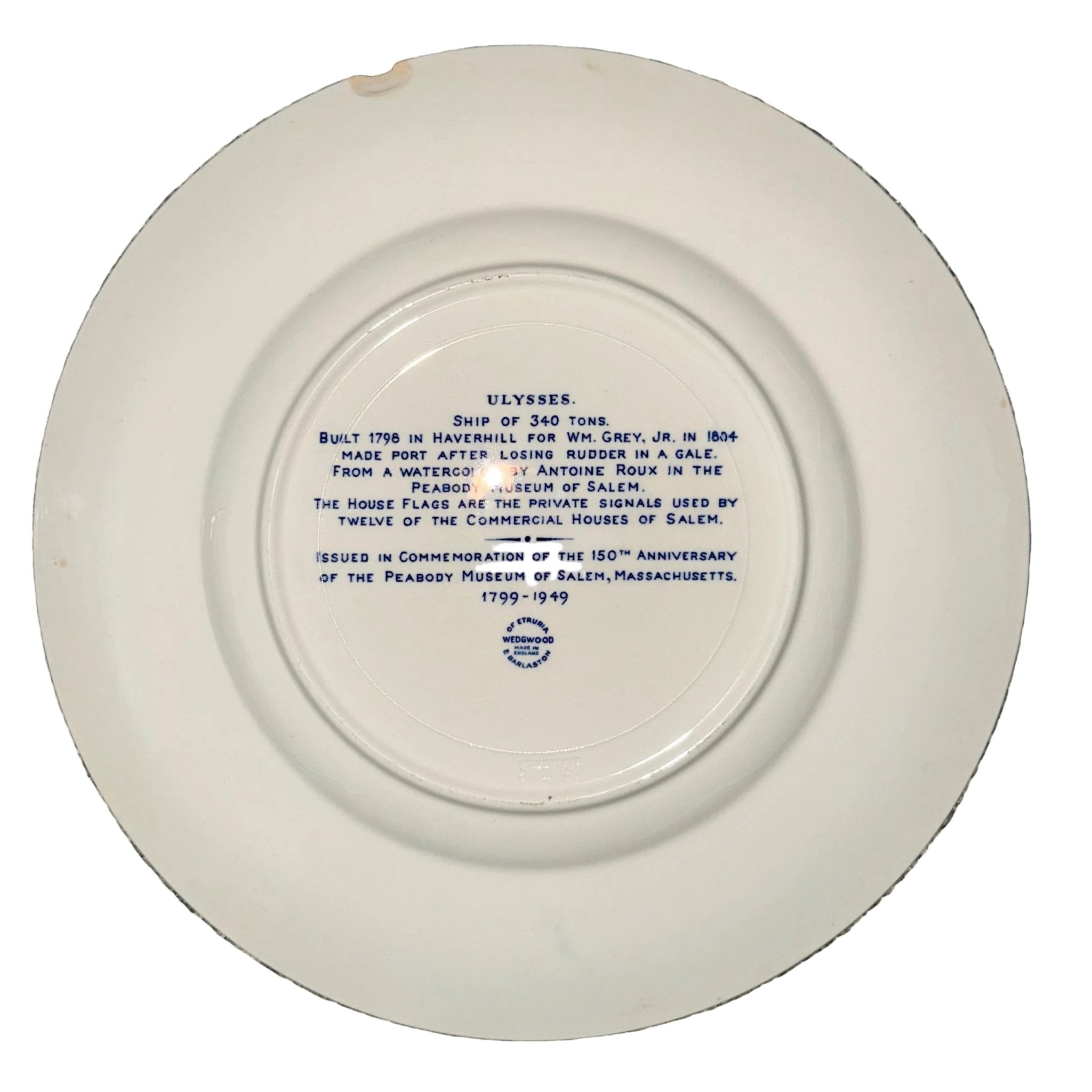12 - Plate Collection Wedgwood Peabody Museum Salem Ship Series, 1949 - AntiquesEtcetera12 - Plate Collection Wedgwood Peabody Museum Salem Ship Series, 1949Elegant / Collectible DinnerwareWedgwoodAntiquesEtcetera