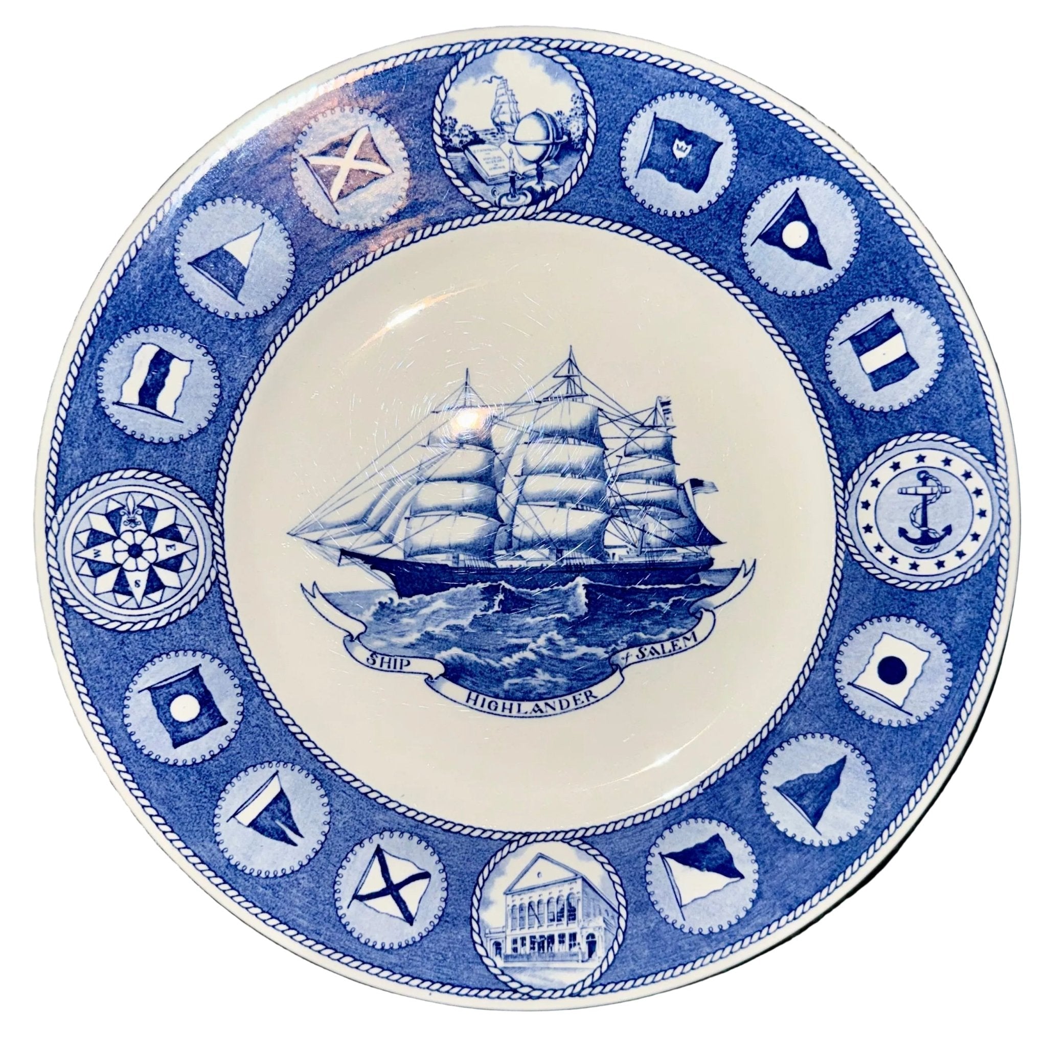 12 - Plate Collection Wedgwood Peabody Museum Salem Ship Series, 1949 - AntiquesEtcetera12 - Plate Collection Wedgwood Peabody Museum Salem Ship Series, 1949Elegant / Collectible DinnerwareWedgwoodAntiquesEtcetera