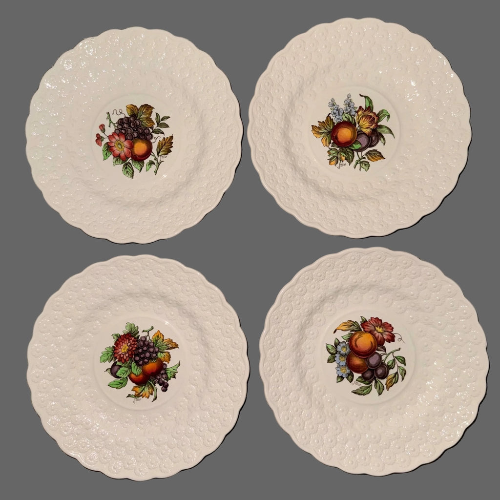 12 Vintage Copeland Spode England Luncheon Plates Artist - Signed J. Price Fruit & Floral Motif - AntiquesEtcetera12 Vintage Copeland Spode England Luncheon Plates Artist - Signed J. Price Fruit & Floral MotifElegant / Collectible DinnerwareCopeland SpodeAntiquesEtcetera