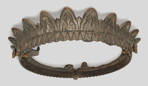 1877 Bradley & Hubbard Iron Horse Crown Ring Patented Signed - AntiquesEtcetera1877 Bradley & Hubbard Iron Horse Crown Ring Patented SignedAntiquesEtceteraAntiquesEtcetera