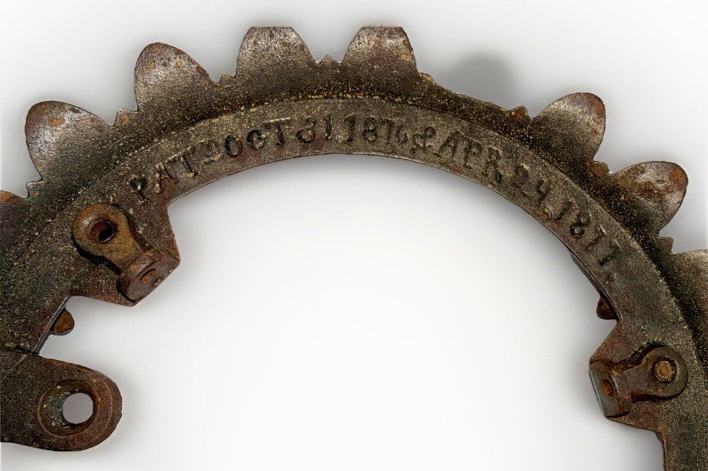 1877 Bradley & Hubbard Iron Horse Crown Ring Patented Signed - AntiquesEtcetera1877 Bradley & Hubbard Iron Horse Crown Ring Patented SignedAntiquesEtceteraAntiquesEtcetera