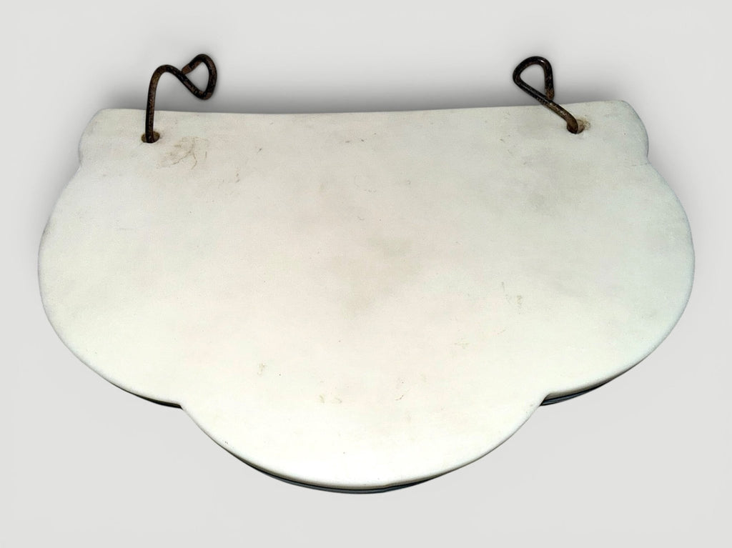 19th C. Parian Ware Wall Shelf Art Nouveau Mother's Love Swan vs SerpentsAntiquesEtcetera