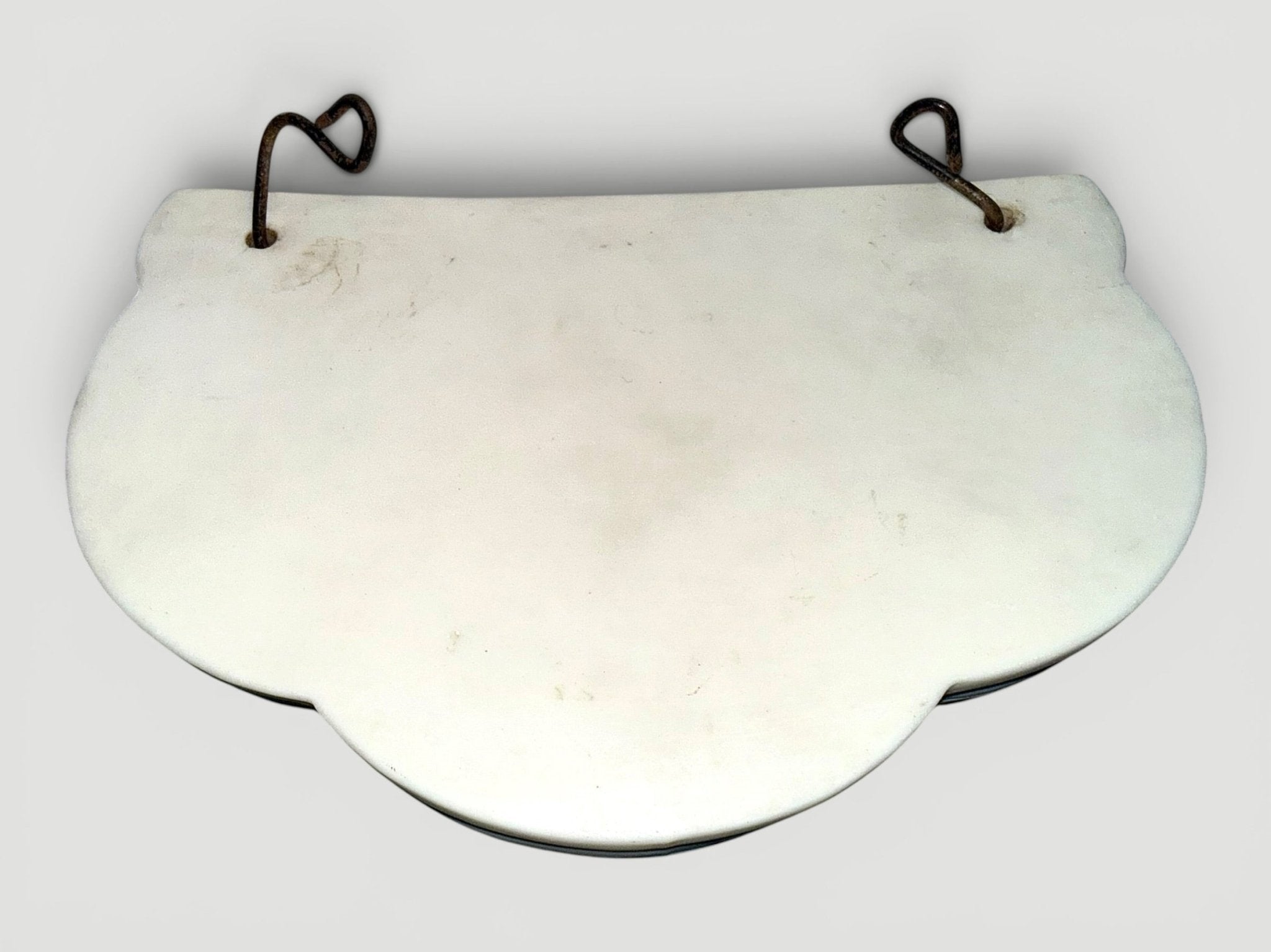 19th C. Parian Ware Wall Shelf Art Nouveau Mother's Love Swan vs SerpentsAntiquesEtcetera