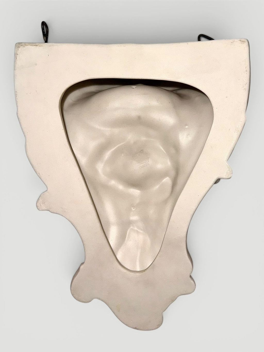 19th C. Parian Ware Wall Shelf Art Nouveau Mother's Love Swan vs SerpentsAntiquesEtcetera