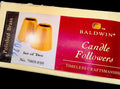 2 Baldwin Brass Candle Followers 7069 .030 New in Box 0530 - AntiquesEtcetera2 Baldwin Brass Candle Followers 7069 .030 New in Box 0530BALDWINAntiquesEtcetera