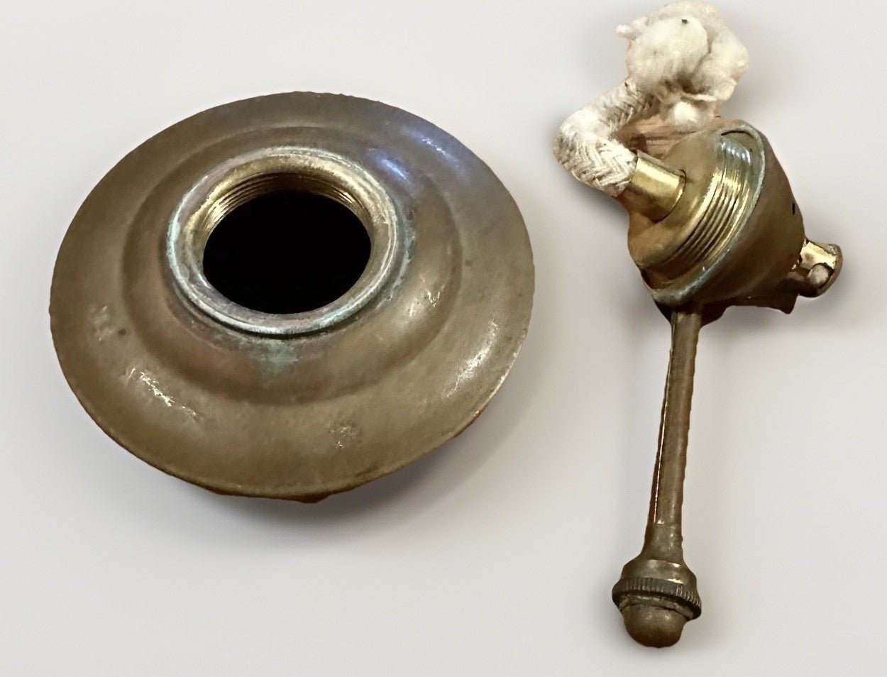 2 Charif Jewelers Alcohol Lamps Silver Plated Brass / Copper Antique Lot - AntiquesEtcetera2 Charif Jewelers Alcohol Lamps Silver Plated Brass / Copper Antique LotUnbrandedAntiquesEtcetera