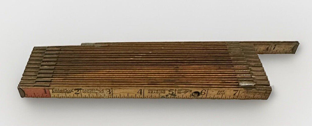 2 Interlox Wooden Carpenters Rulers 72" & 48" Folding Collapsing - AntiquesEtcetera2 Interlox Wooden Carpenters Rulers 72" & 48" Folding CollapsingInerloxAntiquesEtcetera