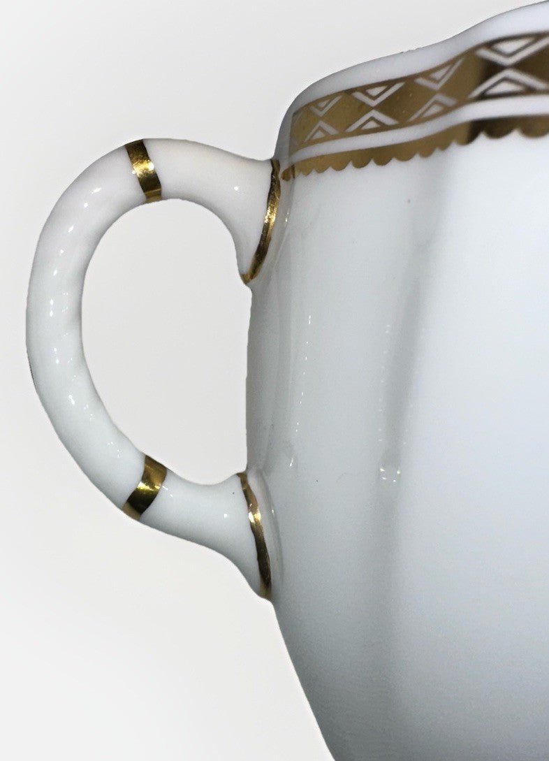 2 Royal Crown Derby Carlton Gold Cups and Saucers Beautiful Set & Pattern - AntiquesEtcetera2 Royal Crown Derby Carlton Gold Cups and Saucers Beautiful Set & PatternRoyal Crown DerbyAntiquesEtcetera