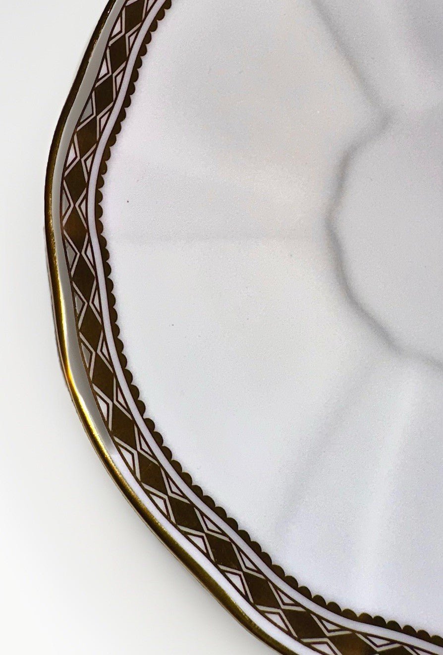 2 Royal Crown Derby Carlton Gold Cups and Saucers Beautiful Set & Pattern - AntiquesEtcetera2 Royal Crown Derby Carlton Gold Cups and Saucers Beautiful Set & PatternRoyal Crown DerbyAntiquesEtcetera