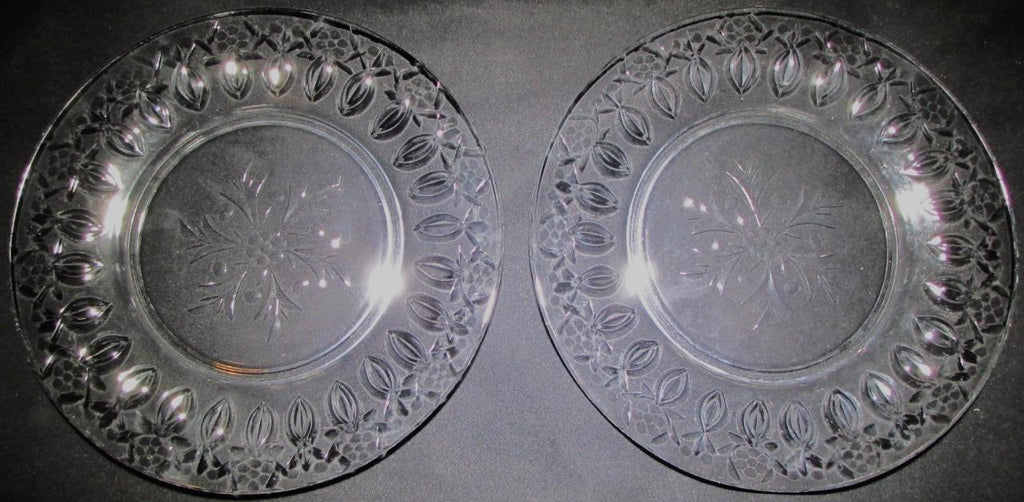 2 Thomas Webb Stourbridge Salad Plates Elegant Cut Floral Motif Antique Set - AntiquesEtcetera2 Thomas Webb Stourbridge Salad Plates Elegant Cut Floral Motif Antique SetThomas WebbAntiquesEtcetera