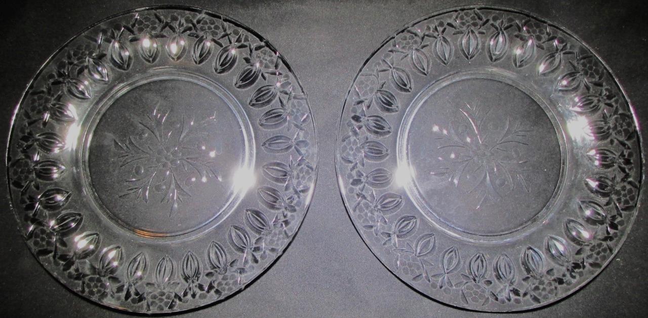 2 Thomas Webb Stourbridge Salad Plates Elegant Cut Floral Motif Antique Set - AntiquesEtcetera2 Thomas Webb Stourbridge Salad Plates Elegant Cut Floral Motif Antique SetThomas WebbAntiquesEtcetera