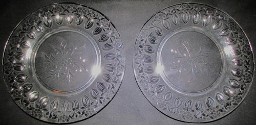 2 Thomas Webb Stourbridge Salad Plates Elegant Cut Floral Motif Antique Set - AntiquesEtcetera2 Thomas Webb Stourbridge Salad Plates Elegant Cut Floral Motif Antique SetThomas WebbAntiquesEtcetera
