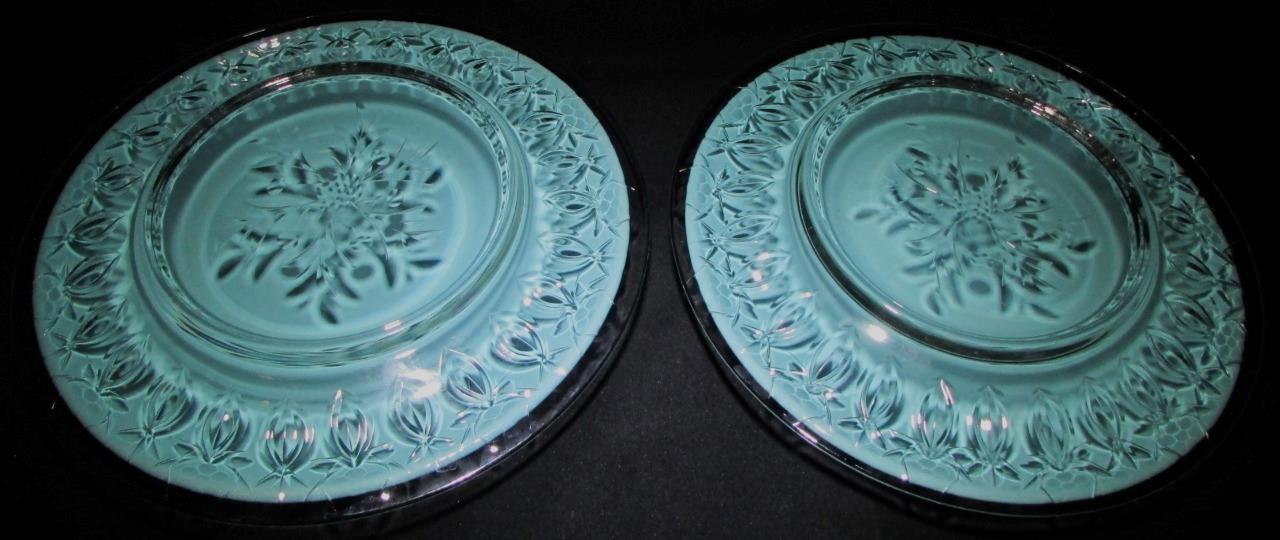 2 Thomas Webb Stourbridge Salad Plates Elegant Cut Floral Motif Antique Set - AntiquesEtcetera2 Thomas Webb Stourbridge Salad Plates Elegant Cut Floral Motif Antique SetThomas WebbAntiquesEtcetera