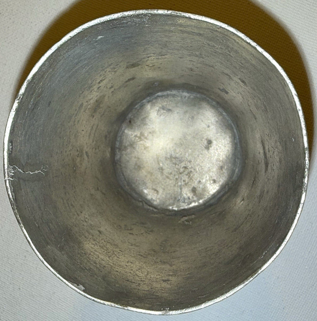 3 Antique Pewter Tumblers / Mugs - 1 w/ Touchmark Very Heavy 1 w/ Applied Handle - AntiquesEtcetera3 Antique Pewter Tumblers / Mugs - 1 w/ Touchmark Very Heavy 1 w/ Applied HandleUnbrandedAntiquesEtcetera