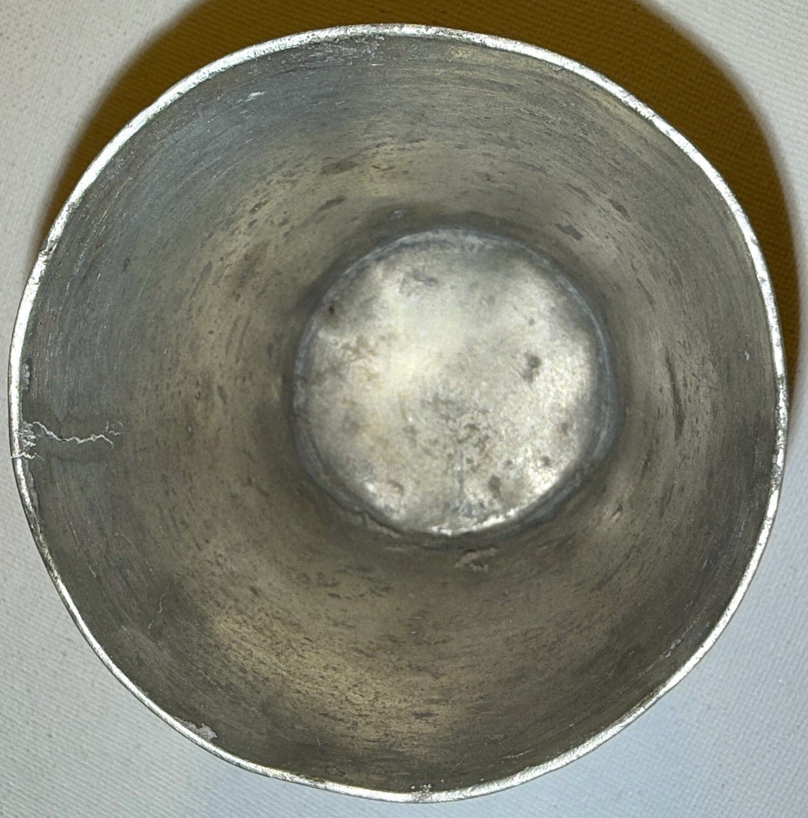 3 Antique Pewter Tumblers / Mugs - 1 w/ Touchmark Very Heavy 1 w/ Applied Handle - AntiquesEtcetera3 Antique Pewter Tumblers / Mugs - 1 w/ Touchmark Very Heavy 1 w/ Applied HandleUnbrandedAntiquesEtcetera