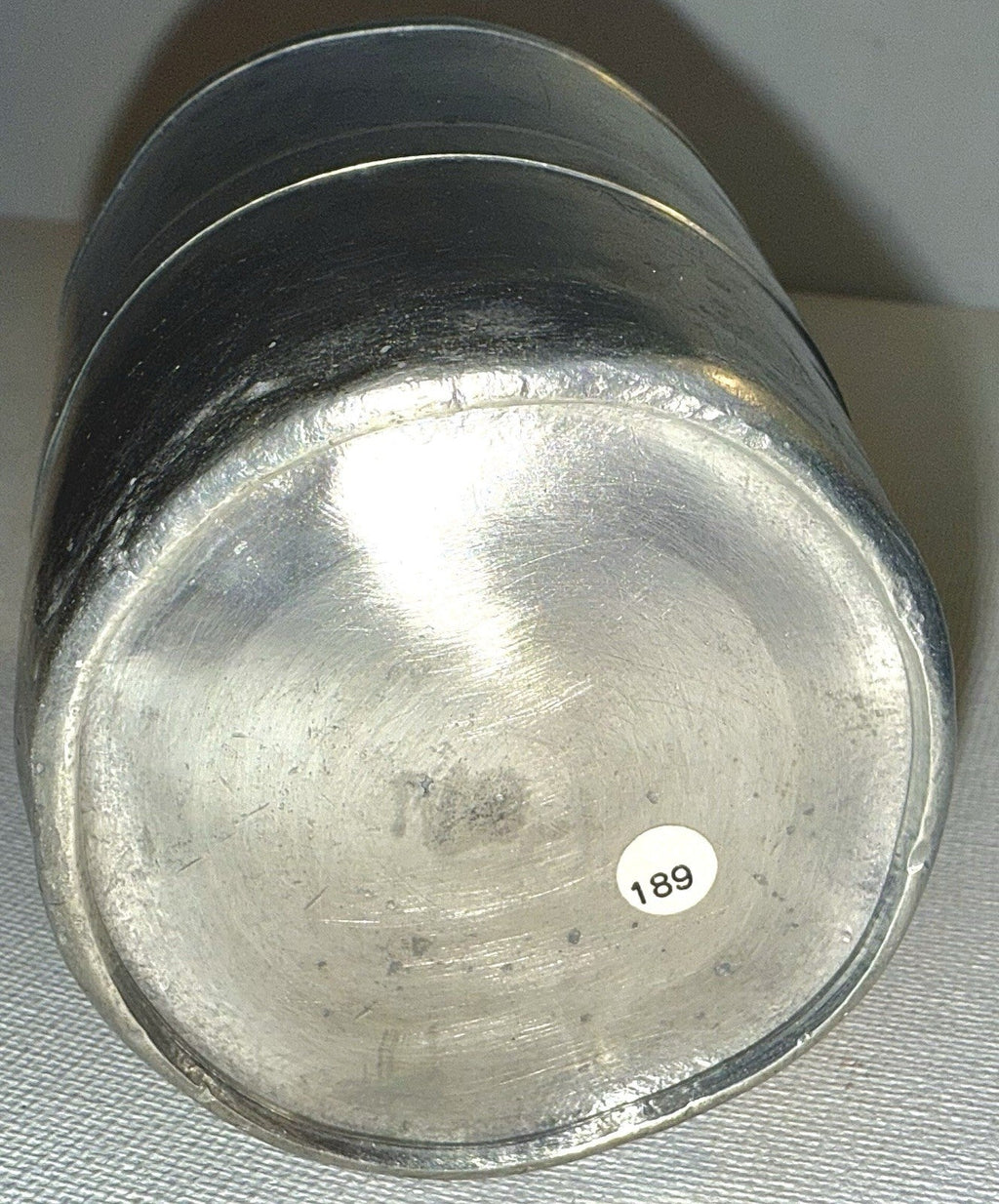 3 Antique Pewter Tumblers / Mugs - 1 w/ Touchmark Very Heavy 1 w/ Applied Handle - AntiquesEtcetera3 Antique Pewter Tumblers / Mugs - 1 w/ Touchmark Very Heavy 1 w/ Applied HandleUnbrandedAntiquesEtcetera