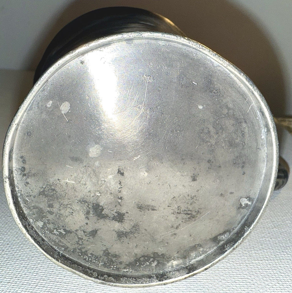 3 Antique Pewter Tumblers / Mugs - 1 w/ Touchmark Very Heavy 1 w/ Applied Handle - AntiquesEtcetera3 Antique Pewter Tumblers / Mugs - 1 w/ Touchmark Very Heavy 1 w/ Applied HandleUnbrandedAntiquesEtcetera