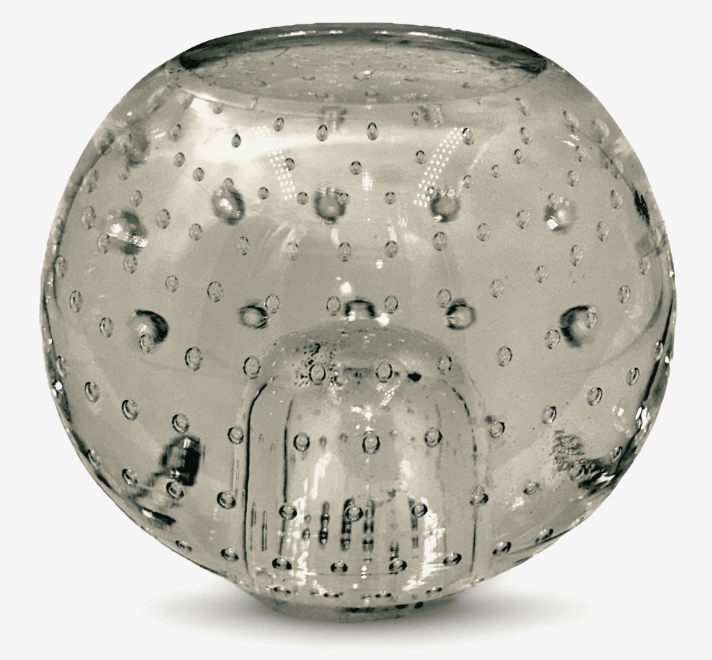 3" Controlled Bubble Lamp Finial Crystal / Solid Glass Decorative Newel Cap - AntiquesEtcetera3" Controlled Bubble Lamp Finial Crystal / Solid Glass Decorative Newel CapAntiquesEtceteraAntiquesEtcetera