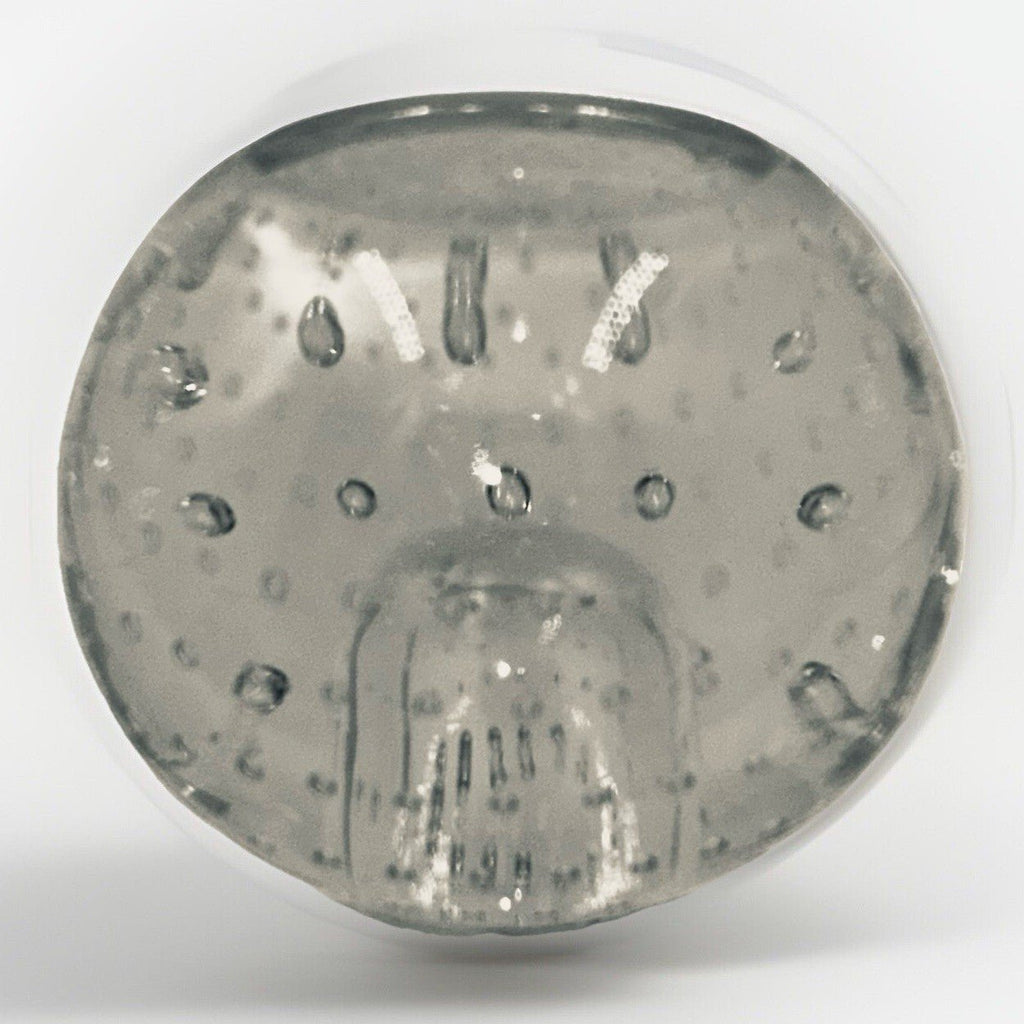 3" Controlled Bubble Lamp Finial Crystal / Solid Glass Decorative Newel Cap - AntiquesEtcetera3" Controlled Bubble Lamp Finial Crystal / Solid Glass Decorative Newel CapAntiquesEtceteraAntiquesEtcetera