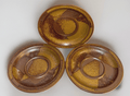 3 Iron Mountain Stoneware Saucers Nancy Lamb Patterson Roan Stoneware 6 3/8" D. - AntiquesEtcetera3 Iron Mountain Stoneware Saucers Nancy Lamb Patterson Roan Stoneware 6 3/8" D.StonewareAntiquesEtcetera