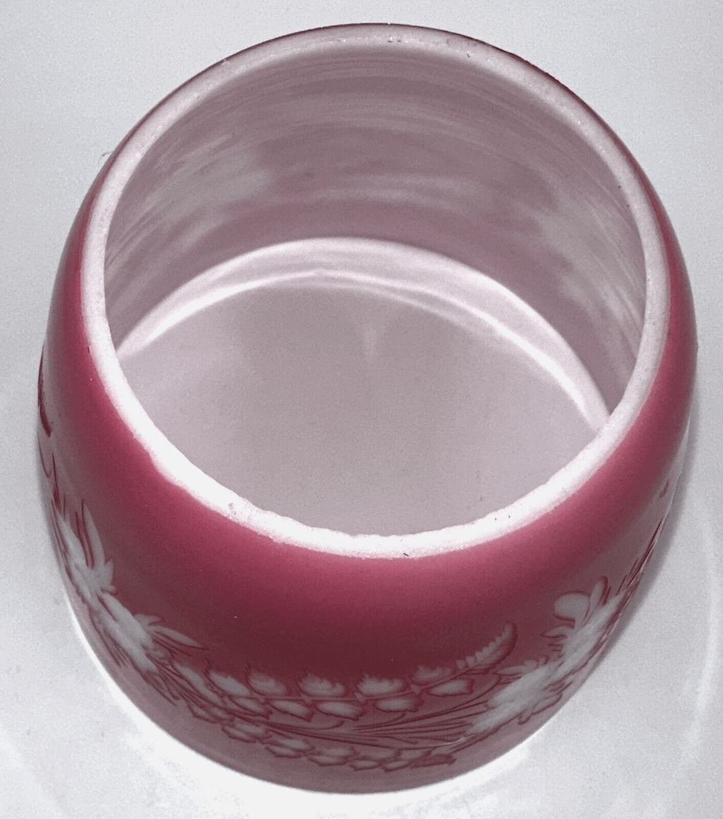 3 Lovely Antique LOETZ Glass Pink Cut to White Lamp Shades - Etched "Patent" - AntiquesEtcetera3 Lovely Antique LOETZ Glass Pink Cut to White Lamp Shades - Etched "Patent"Antique LightingAntiquesEtceteraAntiquesEtcetera