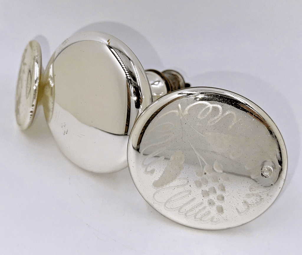 3 Mercury Glass Curtain Tiebacks Silver 2.5 - 3.5" D. Silvered and Etched Grapes - AntiquesEtcetera3 Mercury Glass Curtain Tiebacks Silver 2.5 - 3.5" D. Silvered and Etched GrapesAntiquesEtceteraAntiquesEtcetera