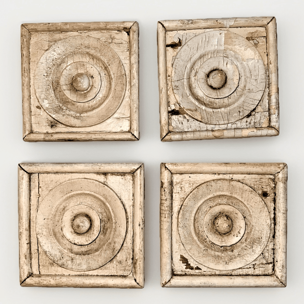 4 Architectural Salvage 6.5" Diam. Plinths from Bethlehem PA Victorian Home - AntiquesEtcetera4 Architectural Salvage 6.5" Diam. Plinths from Bethlehem PA Victorian HomeAntiquesEtceteraAntiquesEtcetera