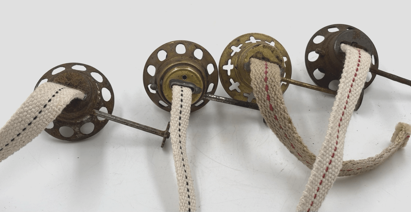 4 Lantern Burners Unmarked - All with Wicks and Working Thumbwheels - AntiquesEtcetera4 Lantern Burners Unmarked - All with Wicks and Working ThumbwheelsUnbrandedAntiquesEtcetera