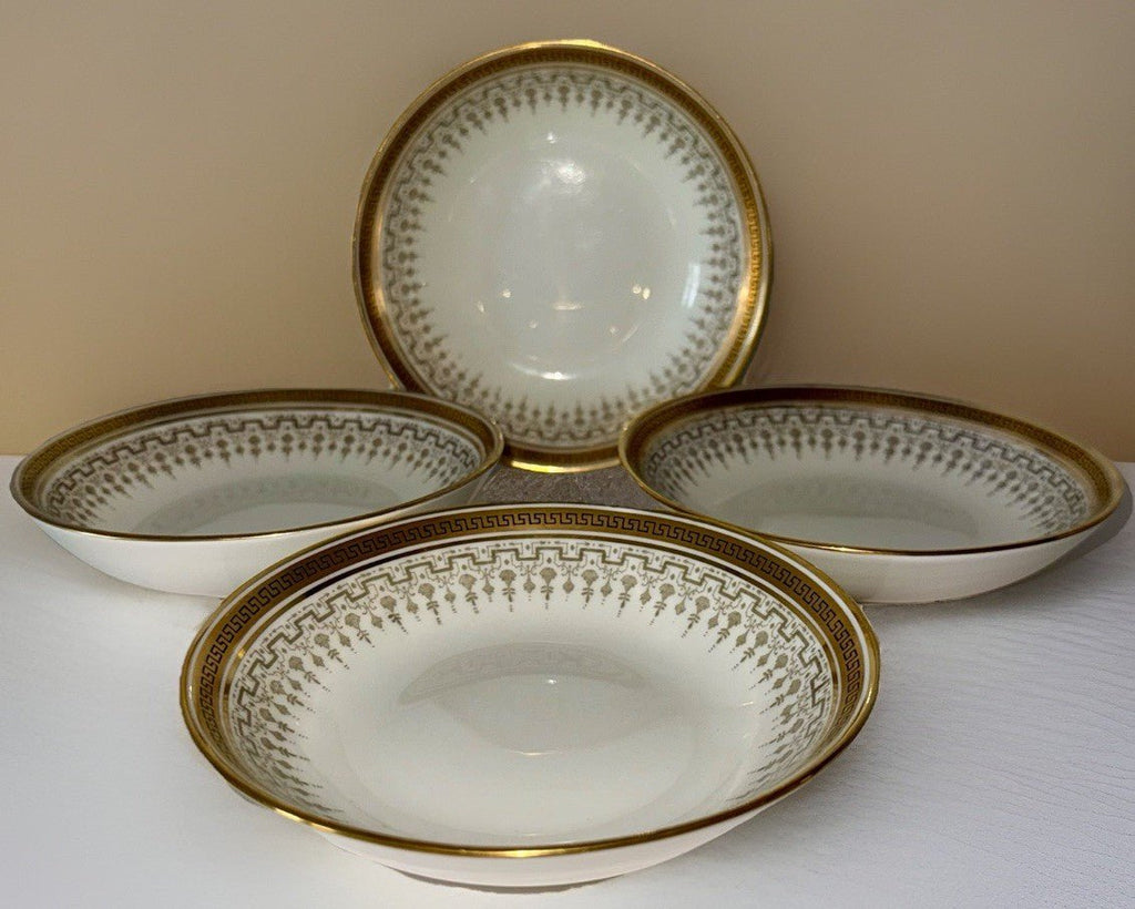 4 Royal Cauldon H8713 Porcelain Fruit Dessert Bowls 5.5" Higgins & Seiter NY - AntiquesEtcetera4 Royal Cauldon H8713 Porcelain Fruit Dessert Bowls 5.5" Higgins & Seiter NYElegant / Collectible DinnerwareAntiquesEtceteraAntiquesEtcetera