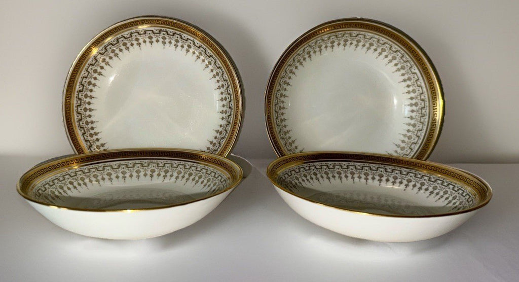 4 Royal Cauldon H8713 Porcelain Fruit Dessert Bowls 5.5" Higgins & Seiter NY - AntiquesEtcetera4 Royal Cauldon H8713 Porcelain Fruit Dessert Bowls 5.5" Higgins & Seiter NYElegant / Collectible DinnerwareAntiquesEtceteraAntiquesEtcetera