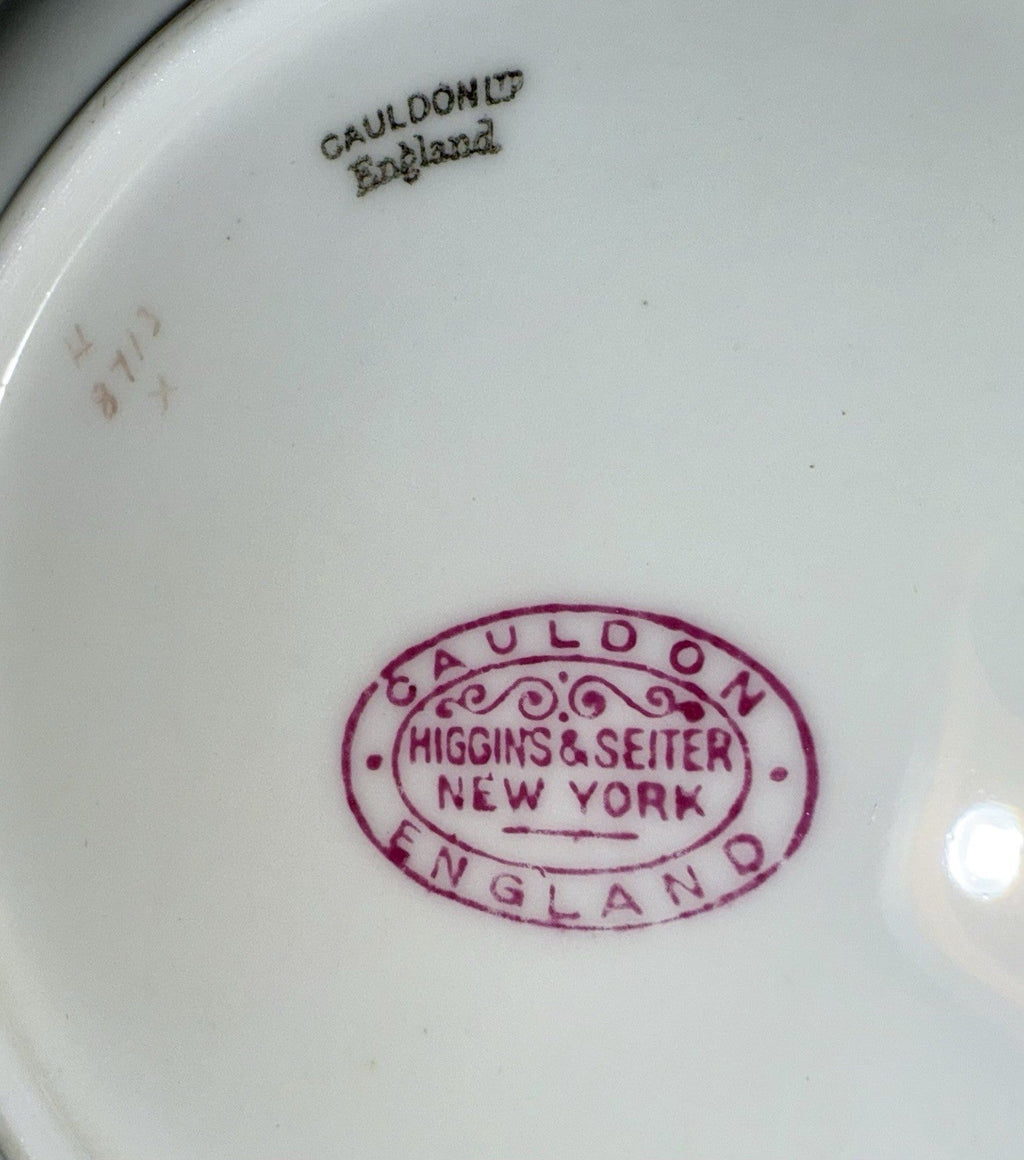 4 Royal Cauldon H8713 Porcelain Fruit Dessert Bowls 5.5" Higgins & Seiter NY - AntiquesEtcetera4 Royal Cauldon H8713 Porcelain Fruit Dessert Bowls 5.5" Higgins & Seiter NYElegant / Collectible DinnerwareAntiquesEtceteraAntiquesEtcetera