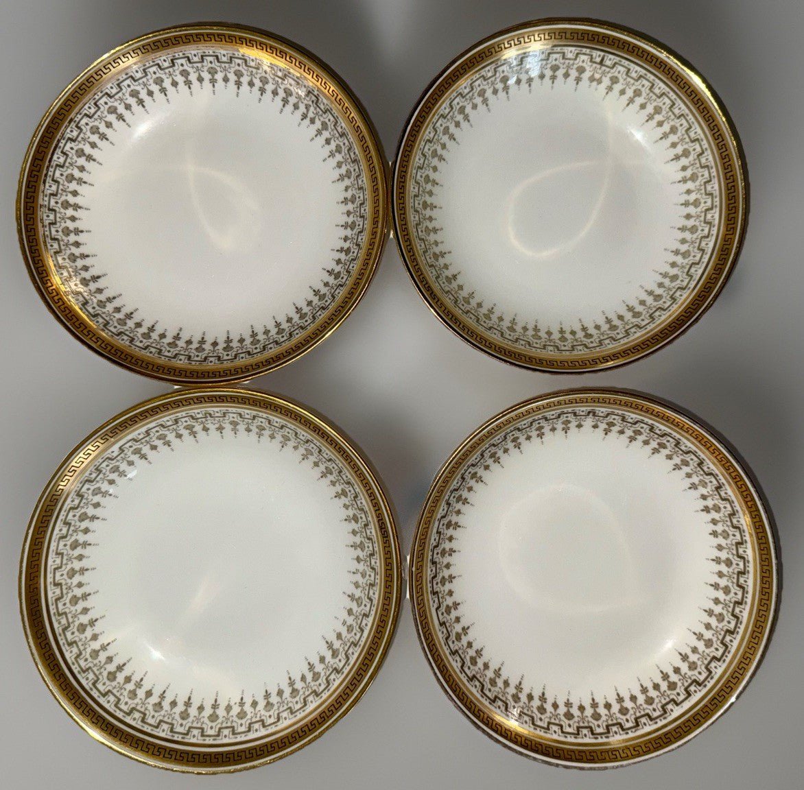 4 Royal Cauldon H8713 Porcelain Fruit Dessert Bowls 5.5" Higgins & Seiter NY - AntiquesEtcetera4 Royal Cauldon H8713 Porcelain Fruit Dessert Bowls 5.5" Higgins & Seiter NYElegant / Collectible DinnerwareAntiquesEtceteraAntiquesEtcetera