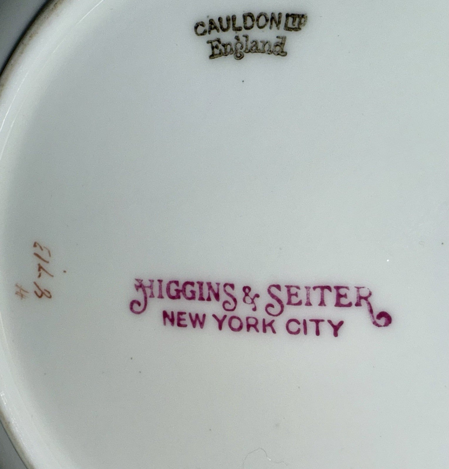 4 Royal Cauldon H8713 Porcelain Fruit Dessert Bowls 5.5" Higgins & Seiter NY - AntiquesEtcetera4 Royal Cauldon H8713 Porcelain Fruit Dessert Bowls 5.5" Higgins & Seiter NYElegant / Collectible DinnerwareAntiquesEtceteraAntiquesEtcetera