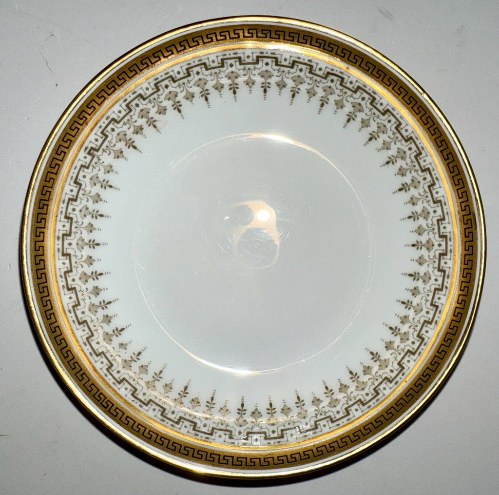 4 Royal Cauldon H8713 Porcelain Fruit Dessert Bowls Gold Rim Greek Key 5 1/2" D. - AntiquesEtcetera4 Royal Cauldon H8713 Porcelain Fruit Dessert Bowls Gold Rim Greek Key 5 1/2" D.Elegant / Collectible DinnerwareAntiquesEtceteraAntiquesEtcetera