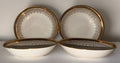4 Royal Cauldon H8713 Porcelain Fruit Dessert Bowls Gold Rim Greek Key 5 1/2" D. - AntiquesEtcetera4 Royal Cauldon H8713 Porcelain Fruit Dessert Bowls Gold Rim Greek Key 5 1/2" D.Elegant / Collectible DinnerwareAntiquesEtceteraAntiquesEtcetera
