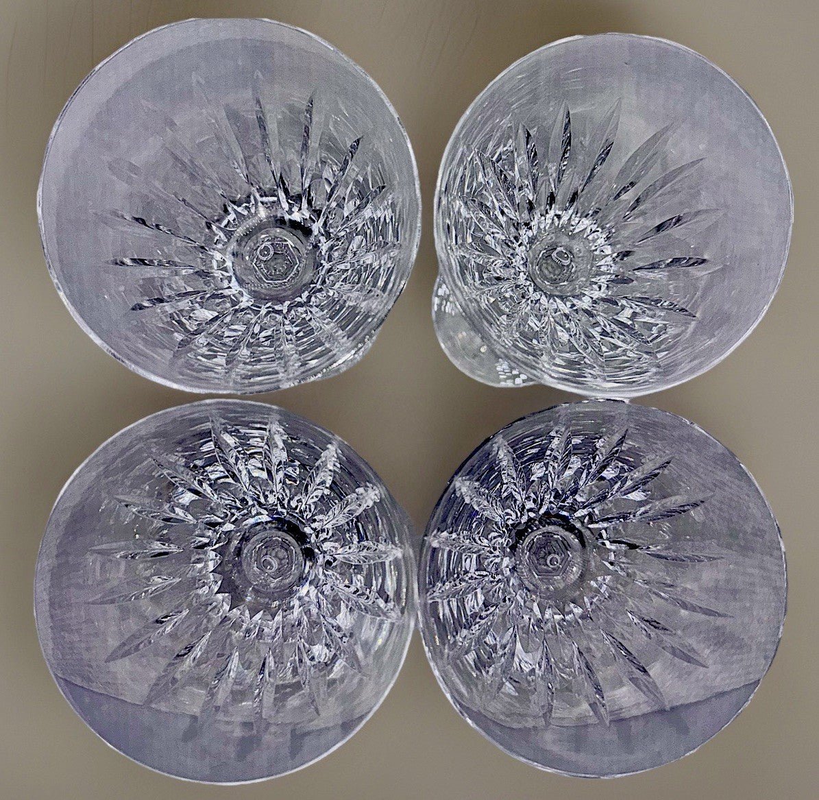 4 Shandon Waterford Crystal (Cut) Water Goblets 6 7/8" Hand Blown Set of Four - AntiquesEtcetera4 Shandon Waterford Crystal (Cut) Water Goblets 6 7/8" Hand Blown Set of FourElegant GlassAntiquesEtceteraAntiquesEtcetera