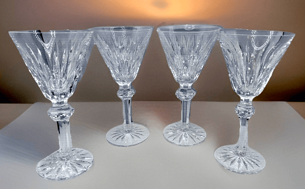 4 Waterford Crystal Shandon (Cut) Water Goblets 6 7/8" Tall Set of Four - AntiquesEtcetera4 Waterford Crystal Shandon (Cut) Water Goblets 6 7/8" Tall Set of FourElegant GlassAntiquesEtceteraAntiquesEtcetera