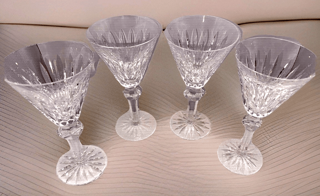 4 Waterford Crystal Shandon (Cut) Water Goblets 6 7/8" Tall Set of Four - AntiquesEtcetera4 Waterford Crystal Shandon (Cut) Water Goblets 6 7/8" Tall Set of FourElegant GlassAntiquesEtceteraAntiquesEtcetera