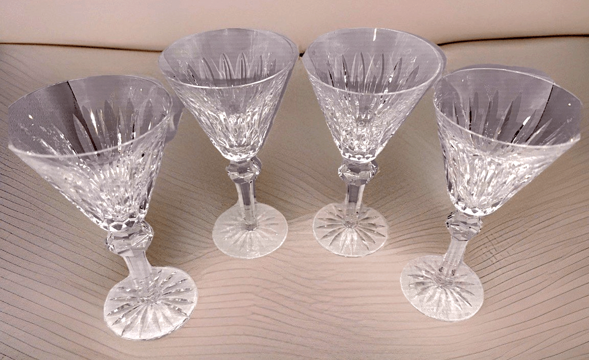 4 Waterford Crystal Shandon (Cut) Water Goblets 6 7/8" Tall Set of Four - AntiquesEtcetera4 Waterford Crystal Shandon (Cut) Water Goblets 6 7/8" Tall Set of FourElegant GlassAntiquesEtceteraAntiquesEtcetera
