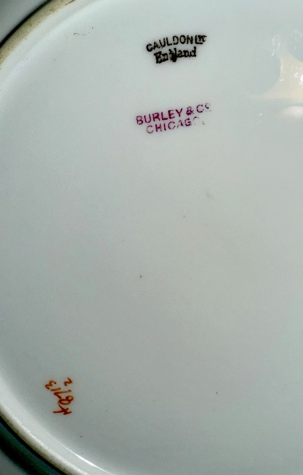 5 Royal Cauldon H8713 Porcelain 7" Plates Gold Rim Greek Key - AntiquesEtcetera5 Royal Cauldon H8713 Porcelain 7" Plates Gold Rim Greek KeyElegant / Collectible DinnerwareAntiquesEtceteraAntiquesEtcetera