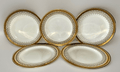 5 Royal Cauldon H8713 Porcelain Salad Plates Gold Greek Key Higgins & Seiter NY - AntiquesEtcetera5 Royal Cauldon H8713 Porcelain Salad Plates Gold Greek Key Higgins & Seiter NYElegant / Collectible DinnerwareAntiquesEtceteraAntiquesEtcetera