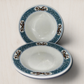 Set of 2 Hotel Bossert NY Soup Bowls by Lamberton China Brooklyn Dodgers Venue
