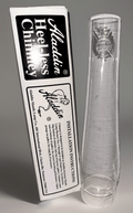 Aladdin Kerosene Lamp Heelless Chimney 1908 Logo Part R - 910 12 3/4" Orig. Box - AntiquesEtceteraAladdin Kerosene Lamp Heelless Chimney 1908 Logo Part R - 910 12 3/4" Orig. BoxAladdinAntiquesEtcetera