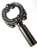 Aladdin Lamp Turn Key Switch Antiqued Silver Metal Ornate Victorian Style 1 3/4" - AntiquesEtceteraAladdin Lamp Turn Key Switch Antiqued Silver Metal Ornate Victorian Style 1 3/4"AladdinAntiquesEtcetera